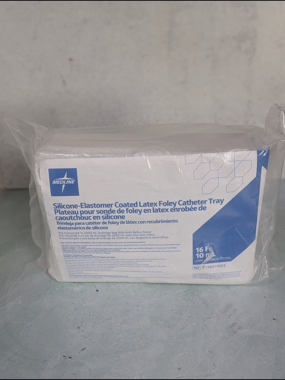 Medline Foley Catheter Tray 16Fr 10mL DYND11003 Exp 2/28/28 Sealed NEW